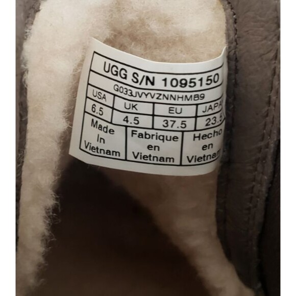 UGG Australia Bonham II Water Resistant Leather Boot Ankle Bootie 1095150 SZ 6.5 - Picture 10 of 11